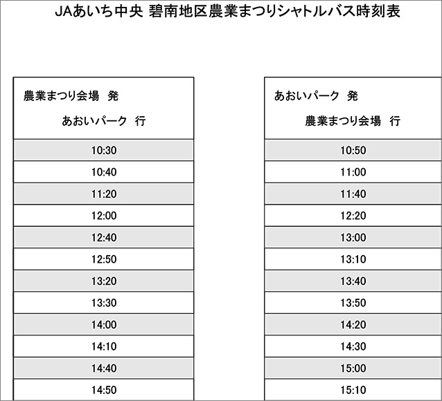 碧南地区農業まつり